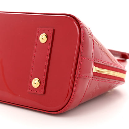 Louis Vuitton Vernis Alma BB Pomme D'Amour 9 of 10