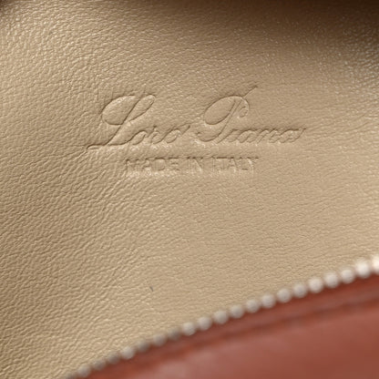 Loro Piana Grained Calfskin L19 Extra Pocket Pouch Kummel 5 of 14