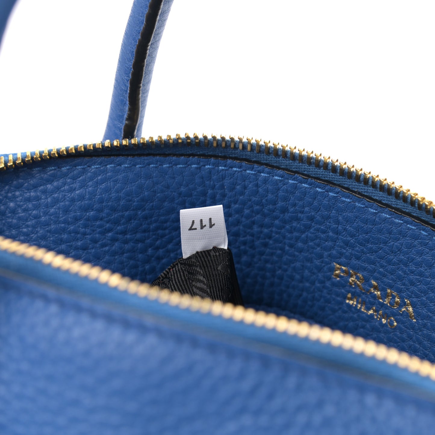 Vitello Daino Tote Azzurro