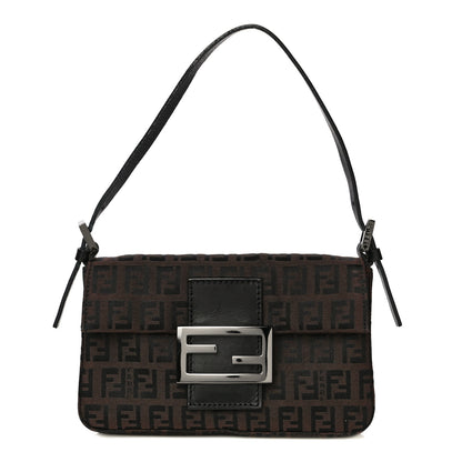 Fendi Zucchino Mini Baguette Brown 1 of 13