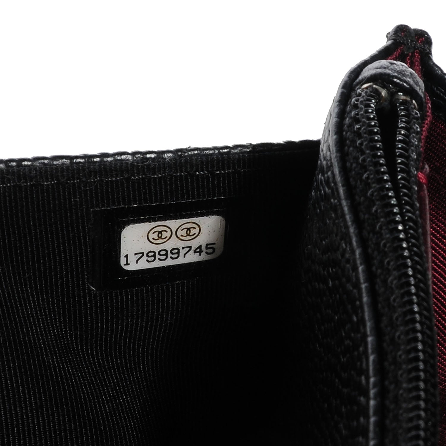 Chanel Caviar Quilted Wallet On Chain WOC Black 7 of 8