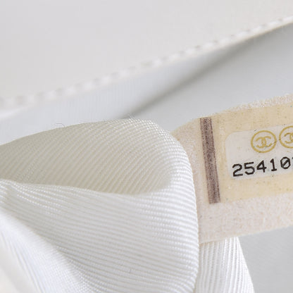 Chanel Calfskin Quilted Medium Boy Flap White 7 of 9