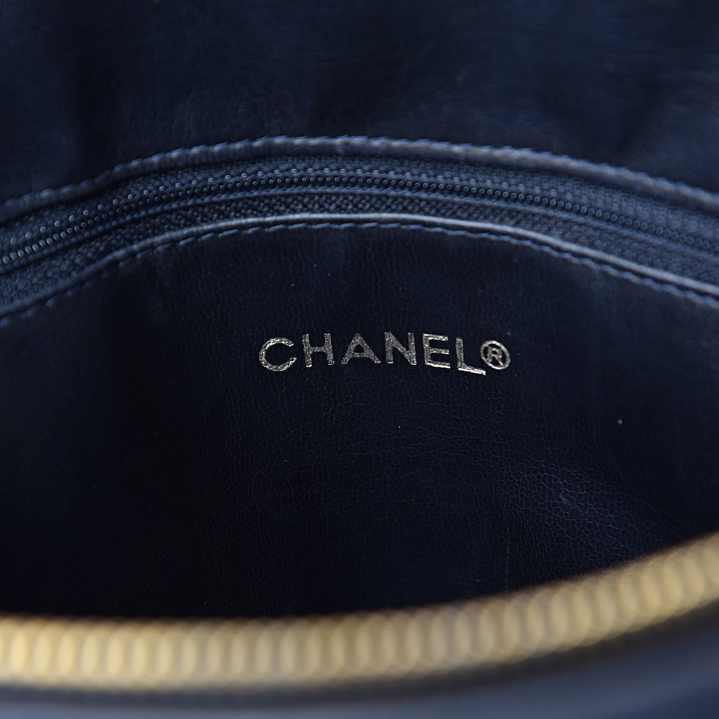 Lambskin Quilted Shoulder Bag Navy