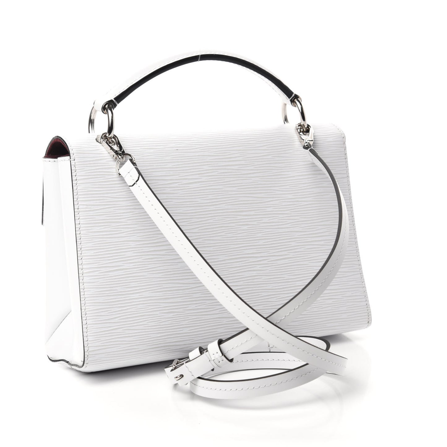 Epi Pochette Grenelle White