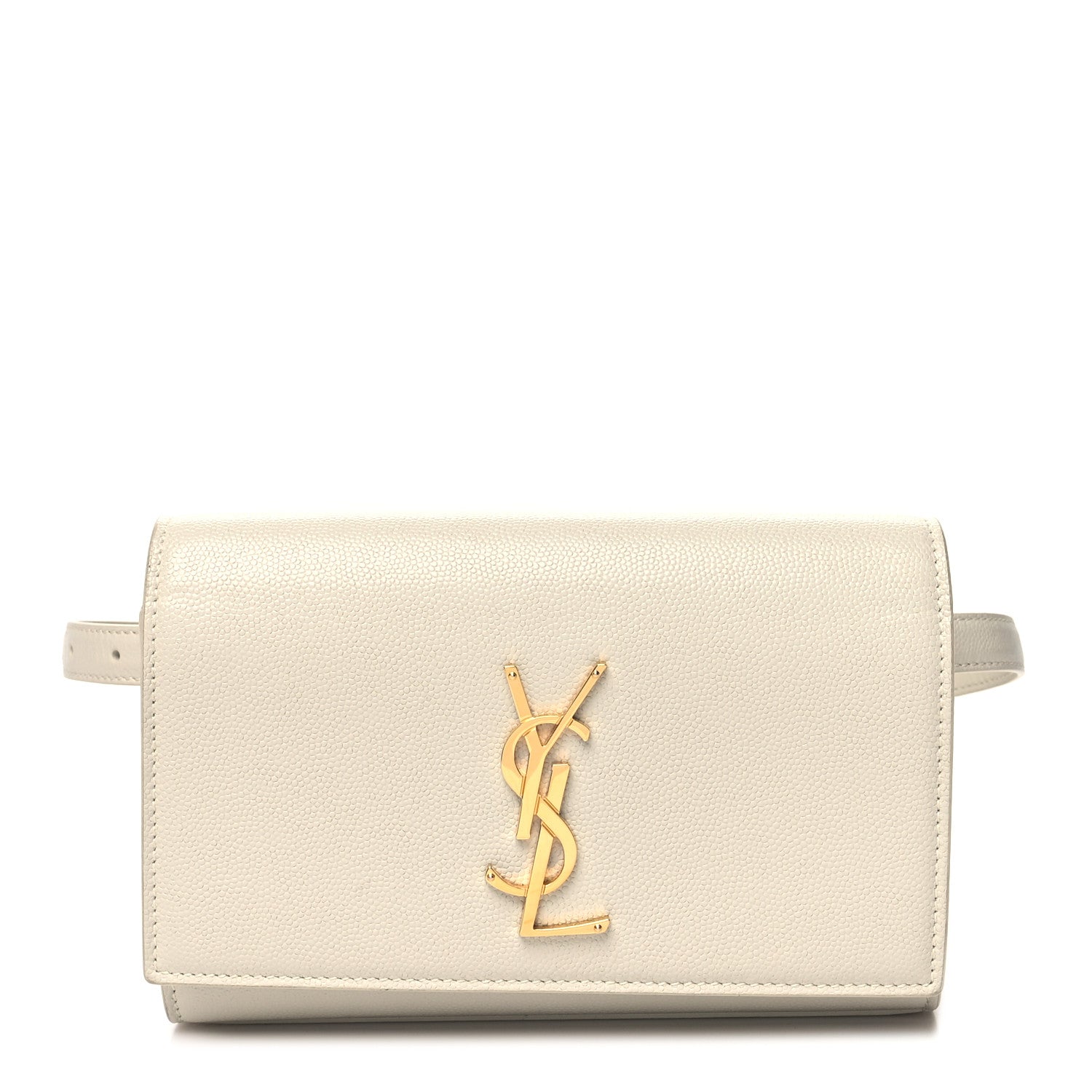 Saint Laurent Grain De Poudre Monogram Kate Belt Bag Crema Soft 1 of 9