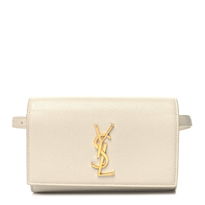 Saint Laurent Grain De Poudre Monogram Kate Belt Bag Crema Soft 1 of 9