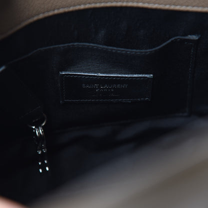 Saint Laurent Grained Calfskin Baby Sac De Jour Dark Beige 6 of 12