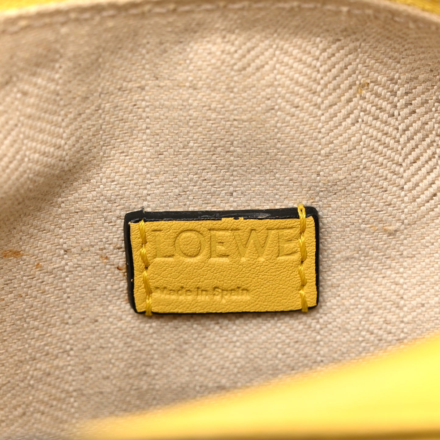 Calfskin Mini Puzzle Bag Yellow