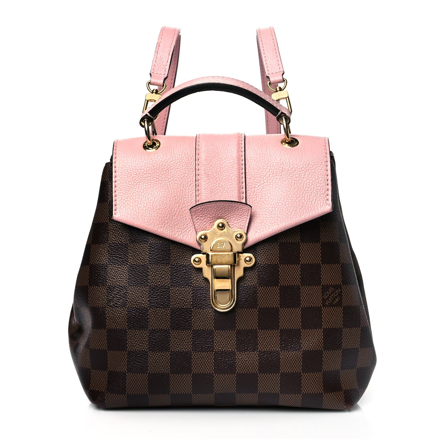 Damier Ebene Clapton Backpack Magnolia