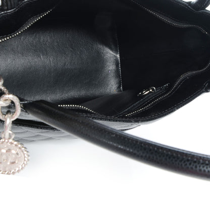 Chanel Caviar Medallion Tote Black 5 of 8