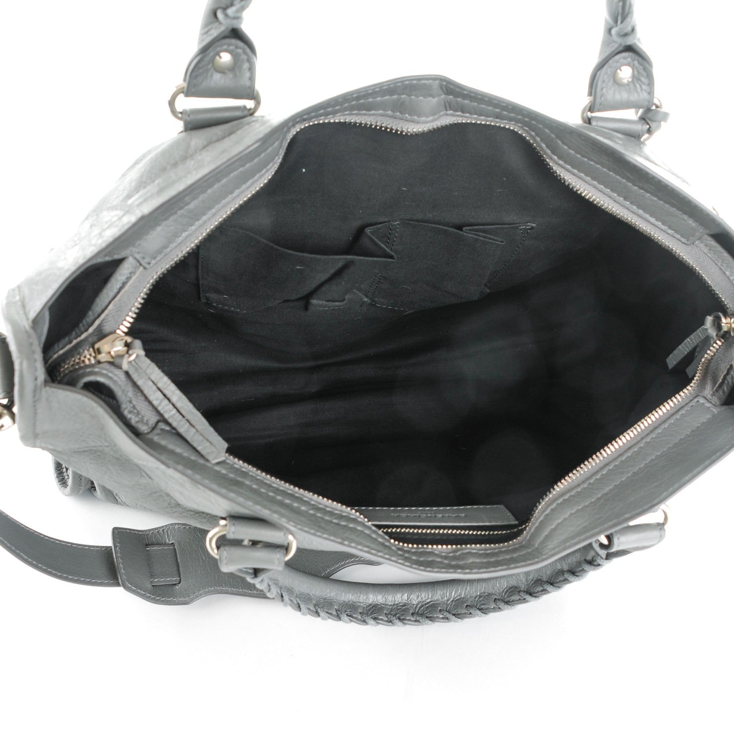 Balenciaga Agneau Silver Metallic Edge Hardware City Gris Cendre 6 of 8