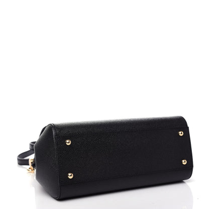 Dolce & Gabbana Dauphine Medium Miss Sicily Satchel Black 4 of 9