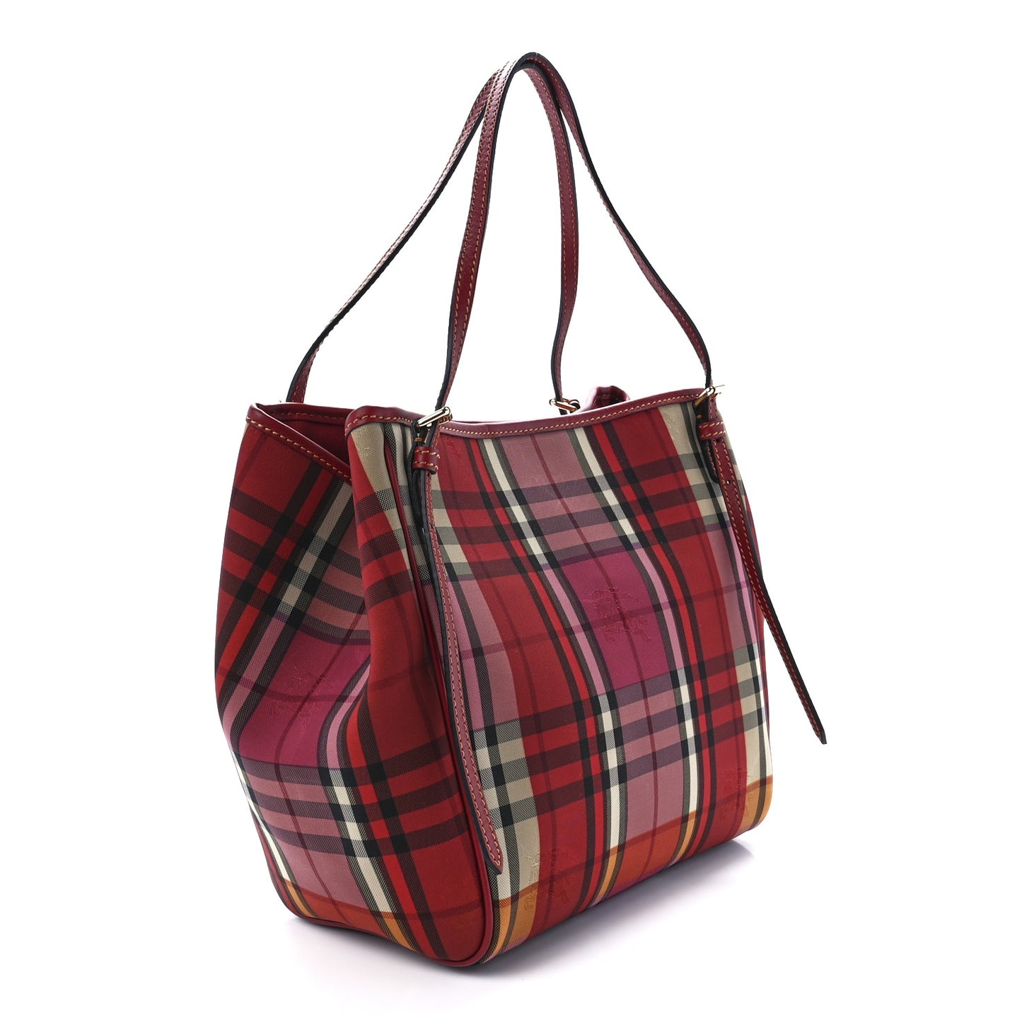Horseferry Check Canterbury Tote Red Multicolor