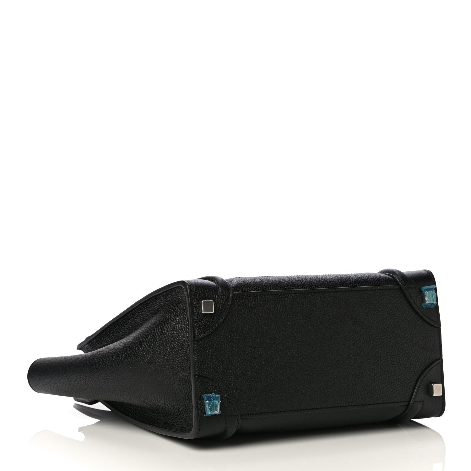 Celine Drummed Calfskin Micro Luggage Black 4 of 12