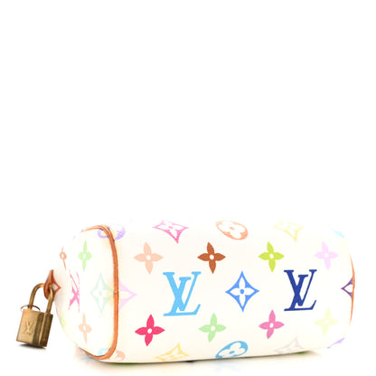 Louis Vuitton Monogram Multicolor Mini Sac HL Speedy White 4 of 9