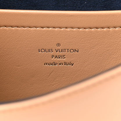 Louis Vuitton Lambskin Embossed Monogram Pochette Coussin Camel 6 of 12