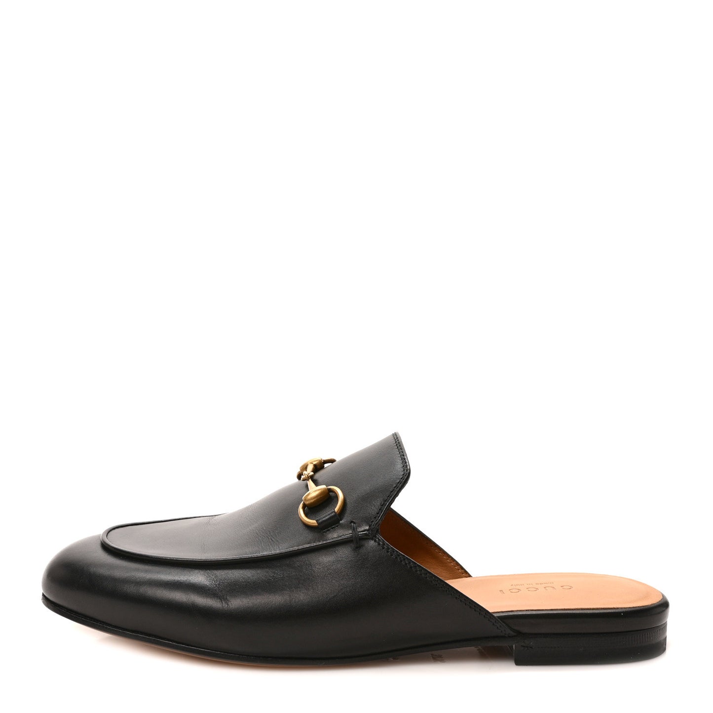 Calfskin Womens Princetown Slippers 37.5 Black