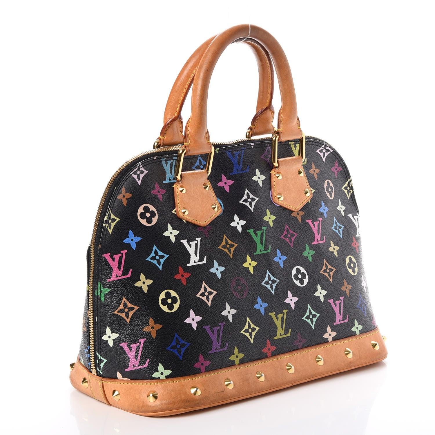Louis Vuitton Monogram Multicolor Alma Black 3 of 13