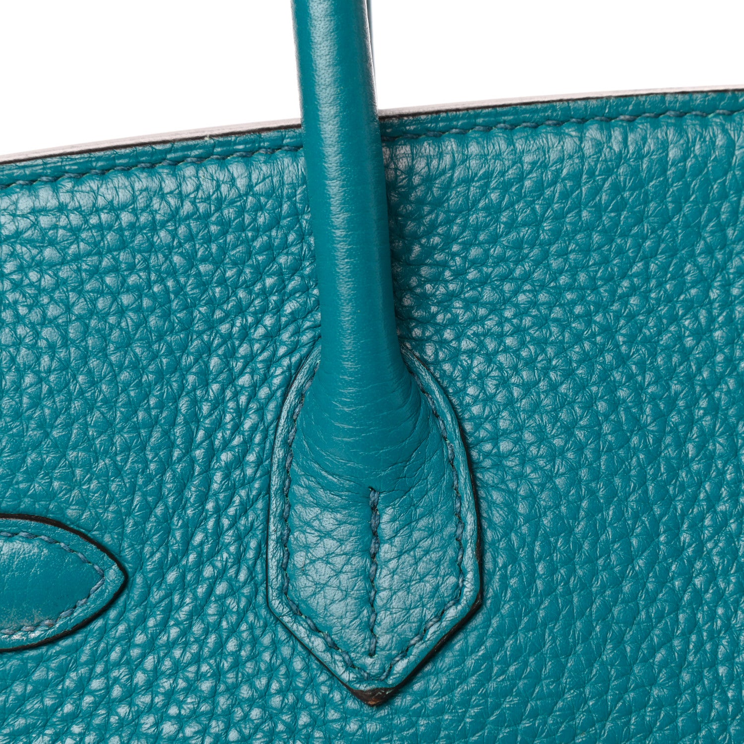 Hermes Taurillon Clemence Birkin 30 Bleu Izmir 10 of 36