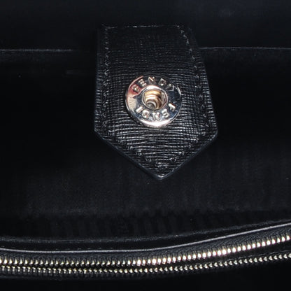 Fendi Saffiano Monster Colorblock Petite 2Jours Tote Black 5 of 10