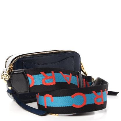 Marc Jacobs Saffiano Small Snapshot Camera Bag Blue Sea 3 of 9