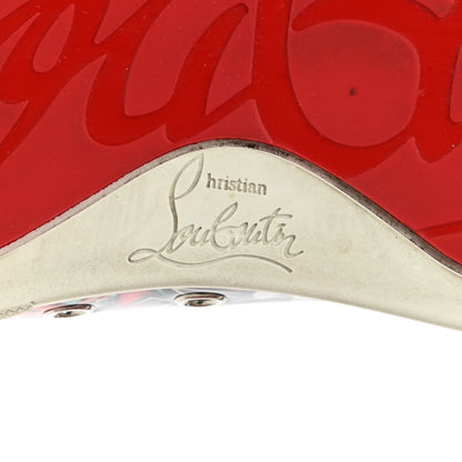 Christian Louboutin Calfskin Vieira Print Womens Orlato Flat Sneakers 39.5 Multicolor 6 of 12