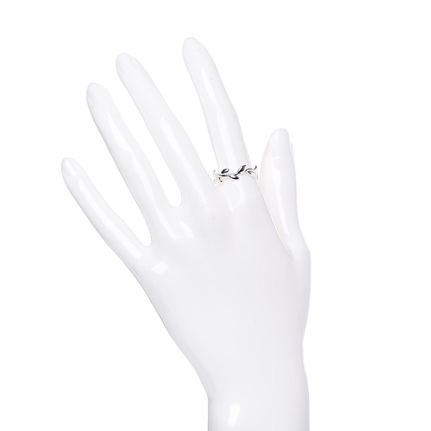 Sterling Silver Paloma Picasso Narrow Olive Leaf Band Ring 54 6.75