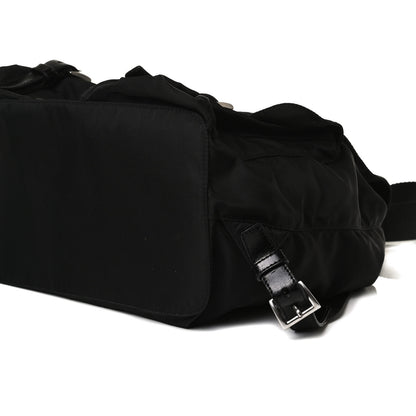 Prada Tessuto Nylon Saffiano Medium Backpack Black 10 of 17