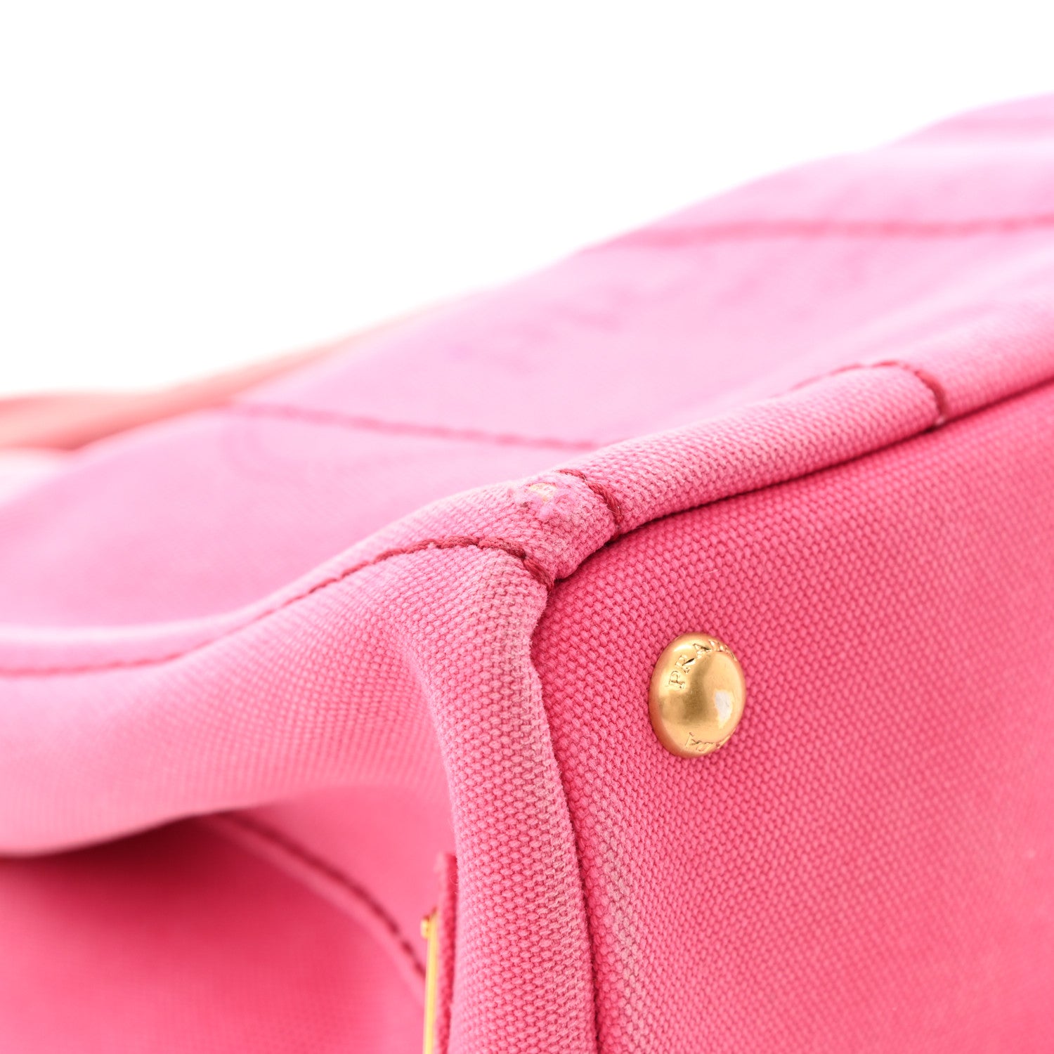 Prada Canapa Small Logo Tote Fuxia 10 of 13