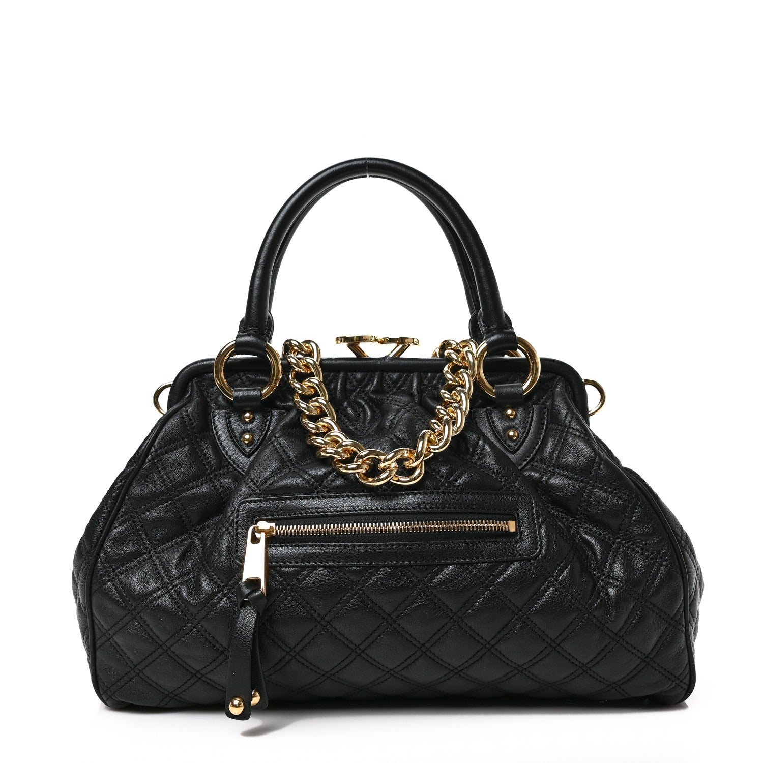 Marc Jacobs Calfskin Quilted Stam Black 1 of 7
