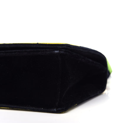 Prada Velluto Ricamo Cahier Shoulder Bag Black 8 of 10