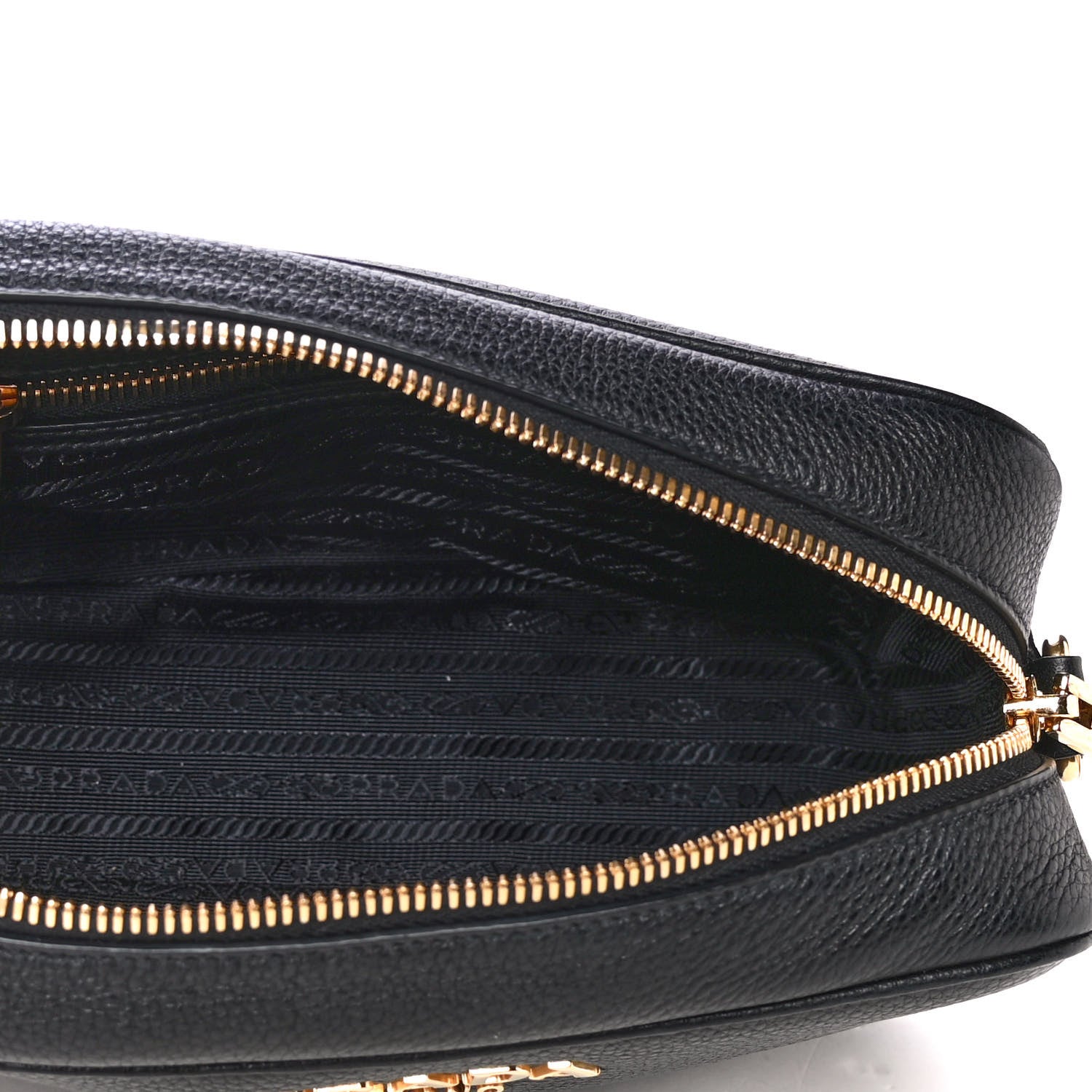 Prada Vitello Daino Camera Crossbody Black 4 of 4
