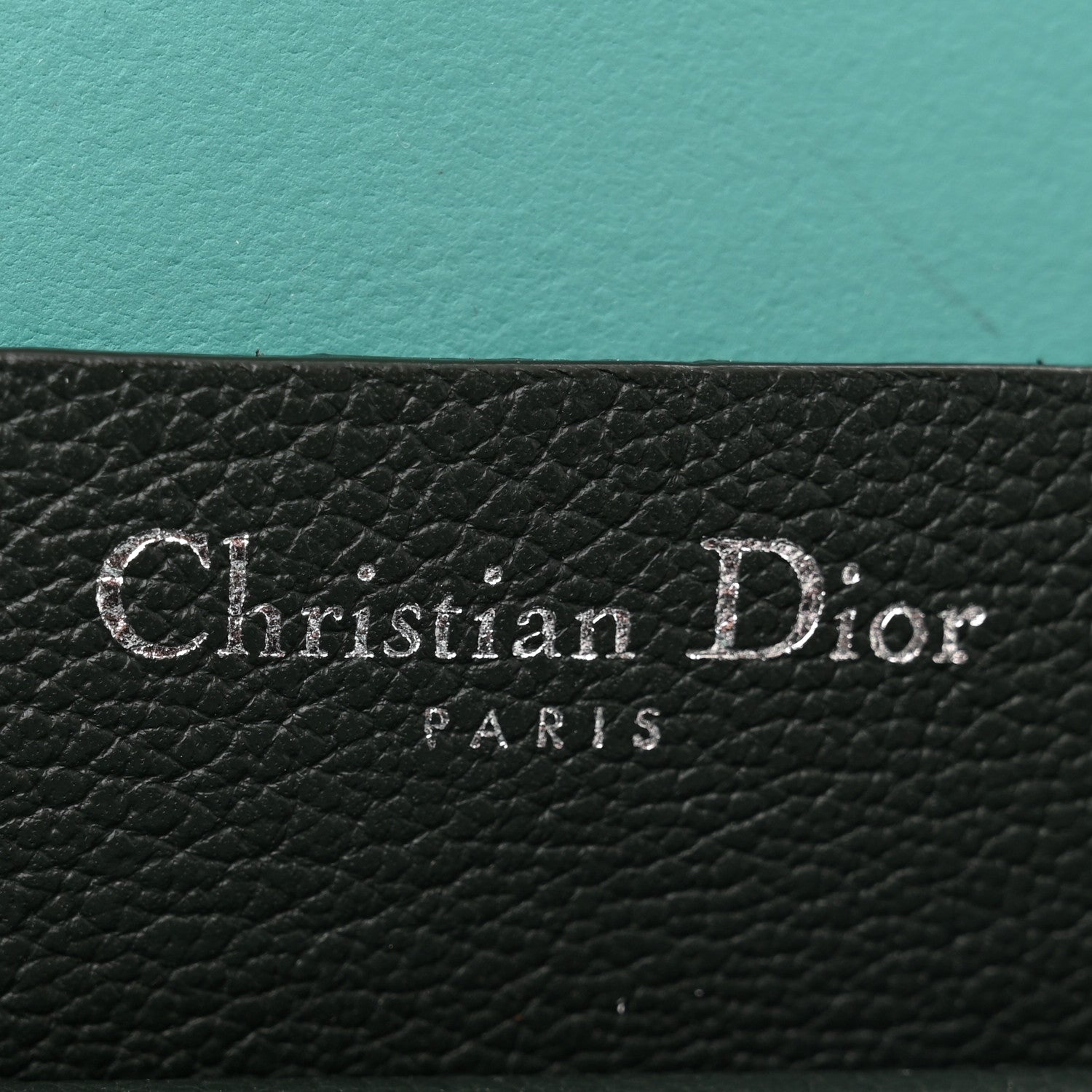 Christian Dior Supple Grained Calfskin Large Open Bar Tote Green 6 of 12