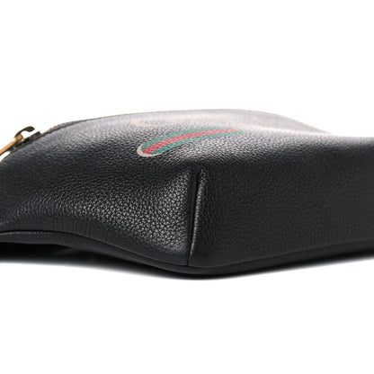Gucci Grained Calfskin Small Logo Belt Bag Black 8 of 9