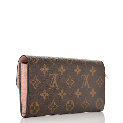 Louis Vuitton Monogram Emilie Wallet Rose Ballerine 3 of 6