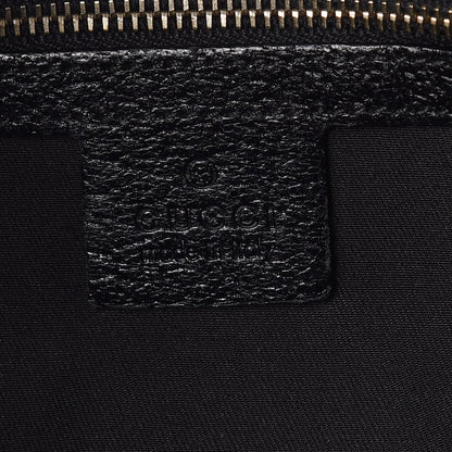 Gucci Monogram Bamboo Ring Hobo Black 6 of 8