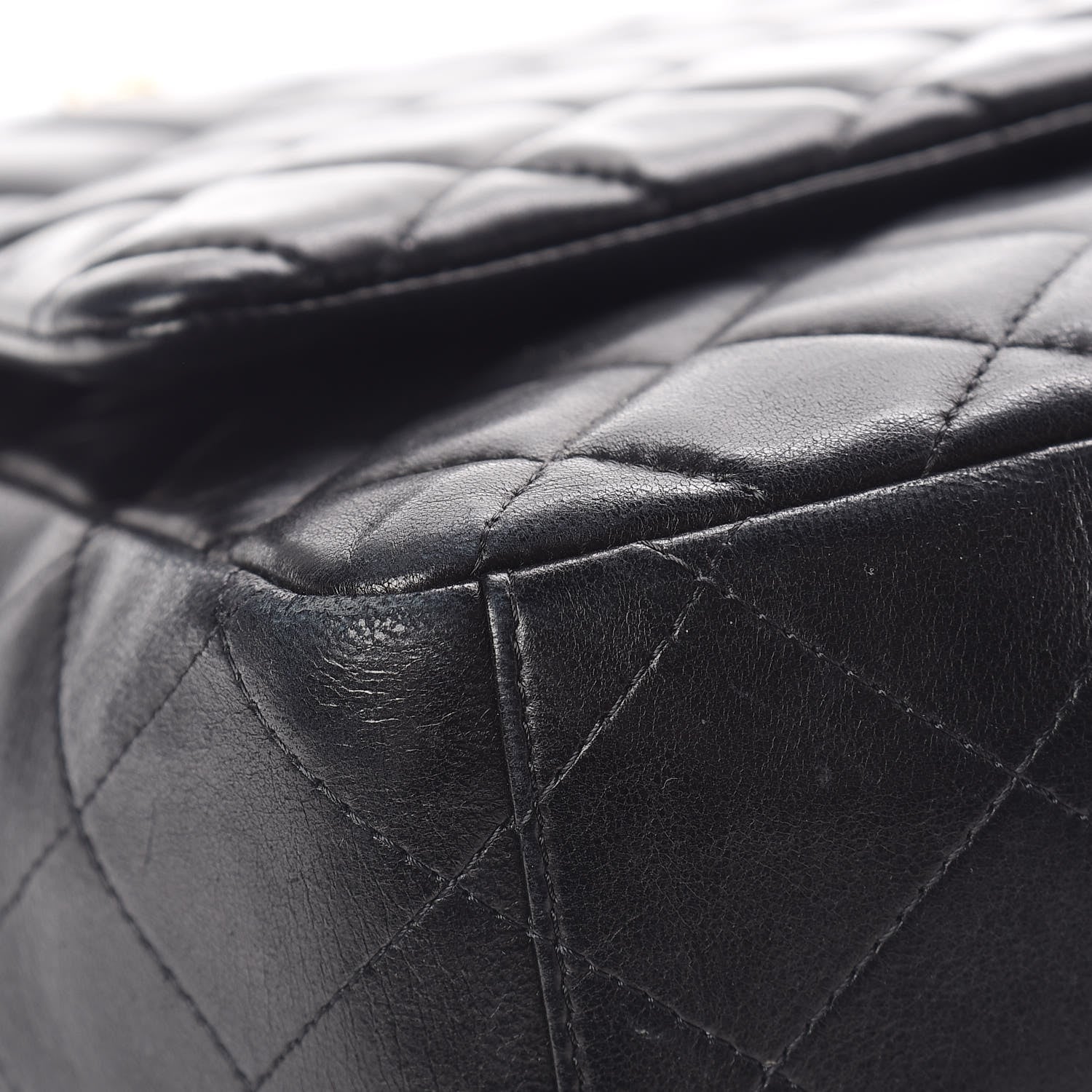 Chanel Lambskin Quilted Maxi Single Flap Black 18 of 23
