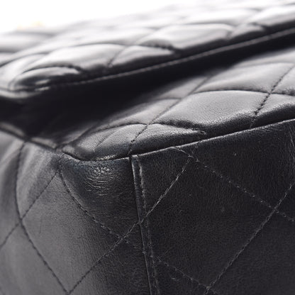 Chanel Lambskin Quilted Maxi Single Flap Black 18 of 23