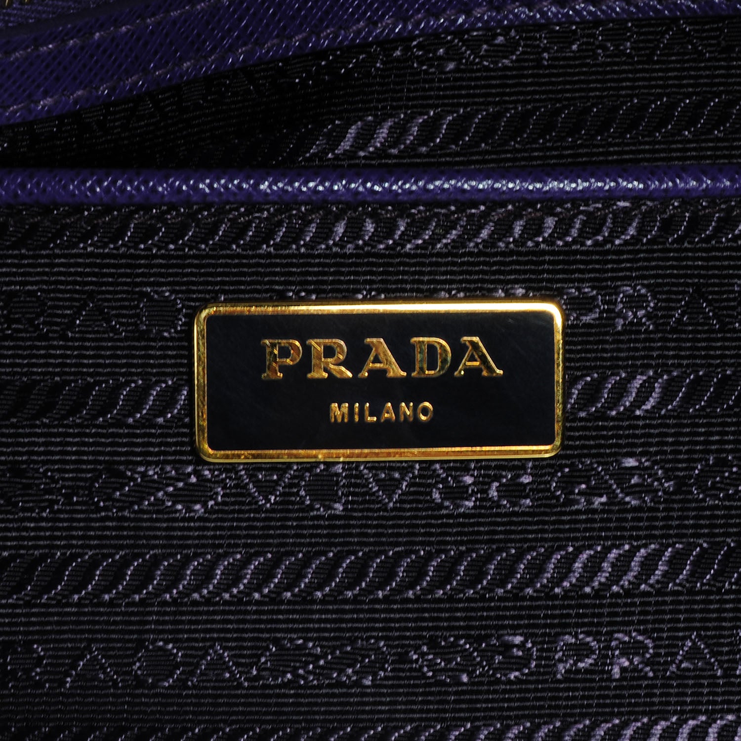 Prada Saffiano Lux Large Tote Viola 8 of 11