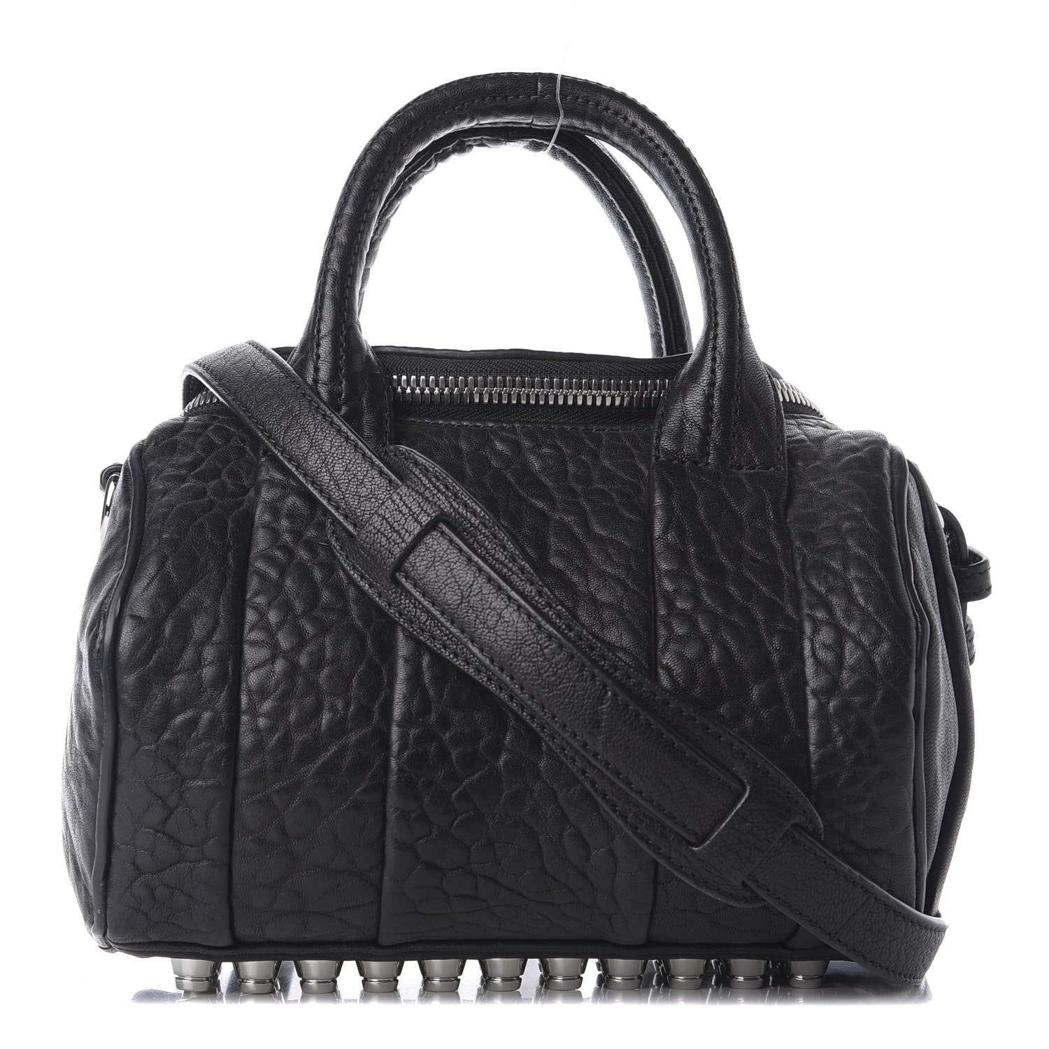 Alexander Wang Pebbled Lambskin Mini Rockie Black Rhodium Hardware 1 of 9