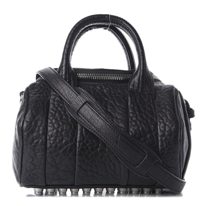 Alexander Wang Pebbled Lambskin Mini Rockie Black Rhodium Hardware 1 of 9