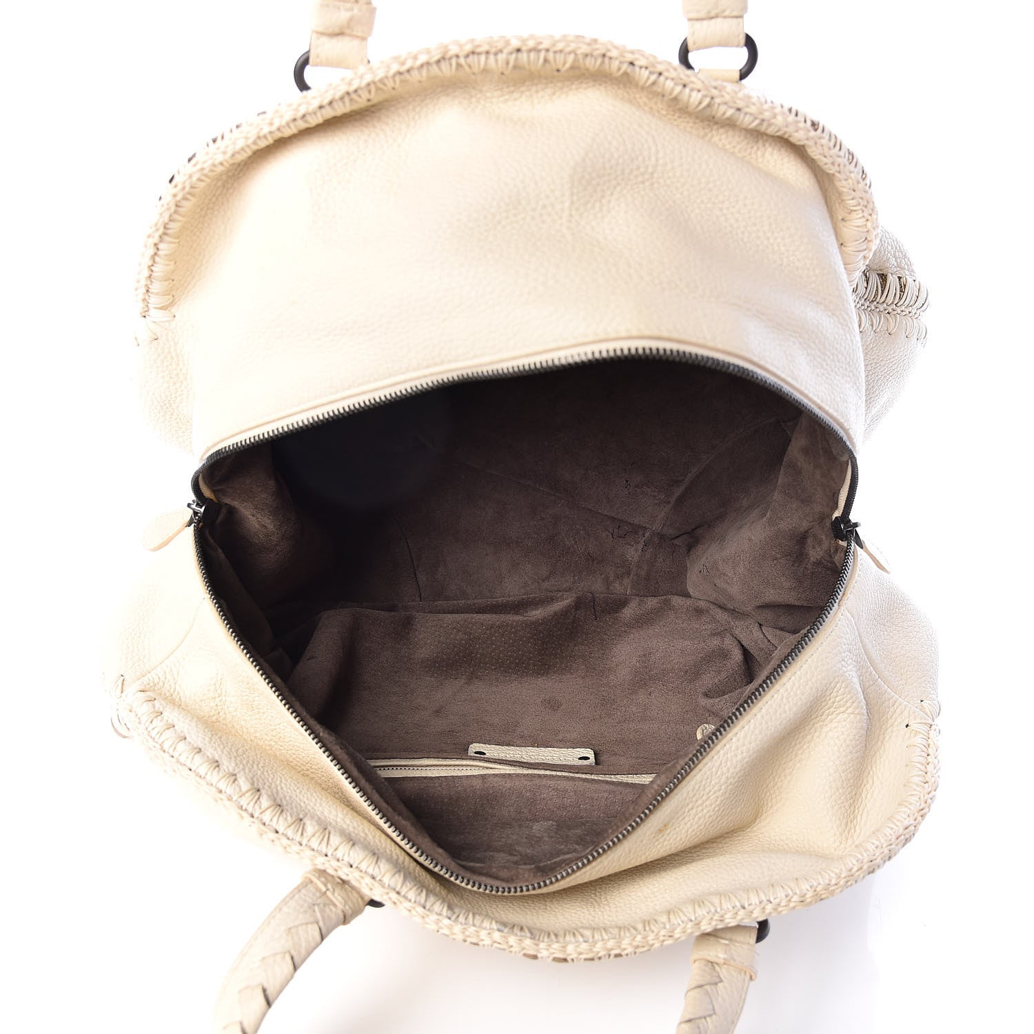 Bottega Veneta Cervo Uncinetto Bag Natural 7 of 13