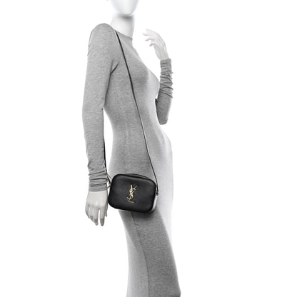 Saint Laurent Grain De Poudre Small Classic Monogram Camera Bag Black 2 of 10