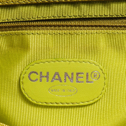 Chanel Caviar Shoulder Bag Yellow 7 of 8