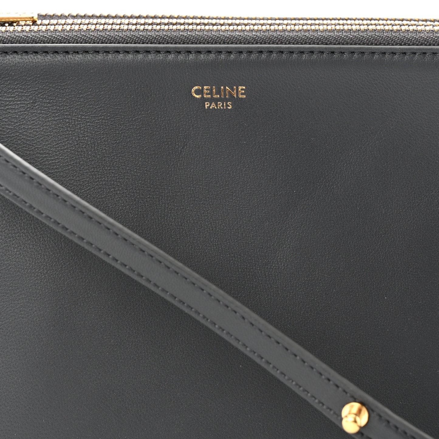 Lambskin Small Trio Crossbody Bag Medium Grey