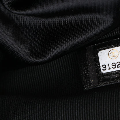 Chanel Nylon Grosgrain Large Lifestyle Pouch With Foldable Tote Black 8 of 12