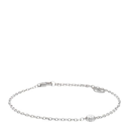 Cartier 18K White Gold Diamond LM D'Amour Bracelet 1 of 4