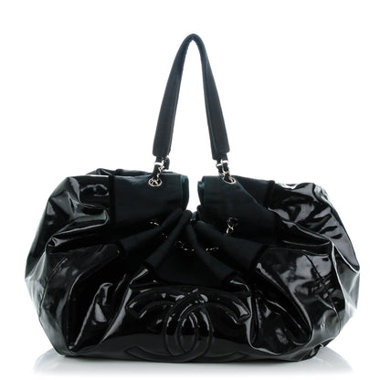 Chanel Vinyl Large Stretch Spirit Cabas Black 1 of 7