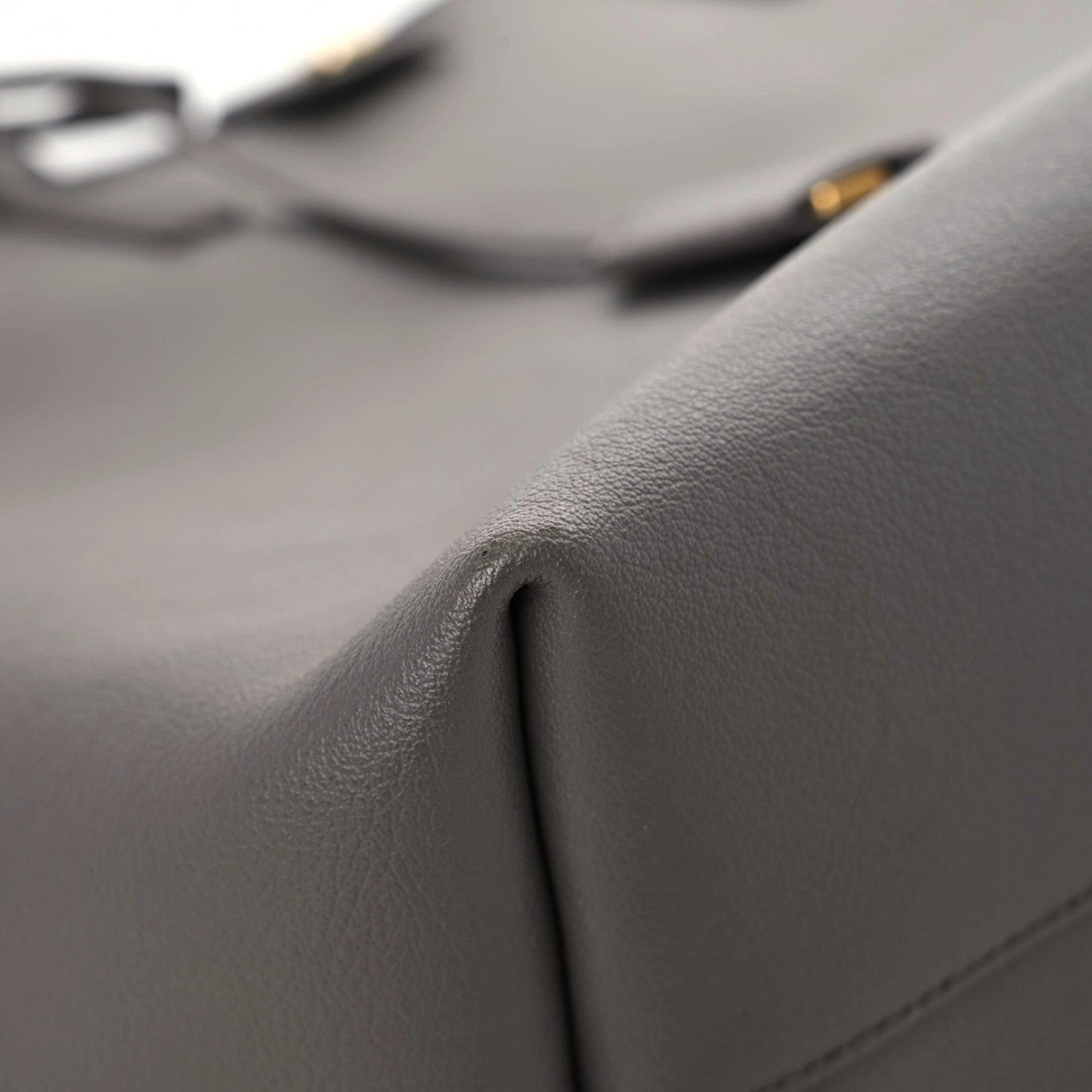 Saint Laurent Calfskin Large Shopping Tote Fog 11 of 15