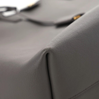 Saint Laurent Calfskin Large Shopping Tote Fog 11 of 15